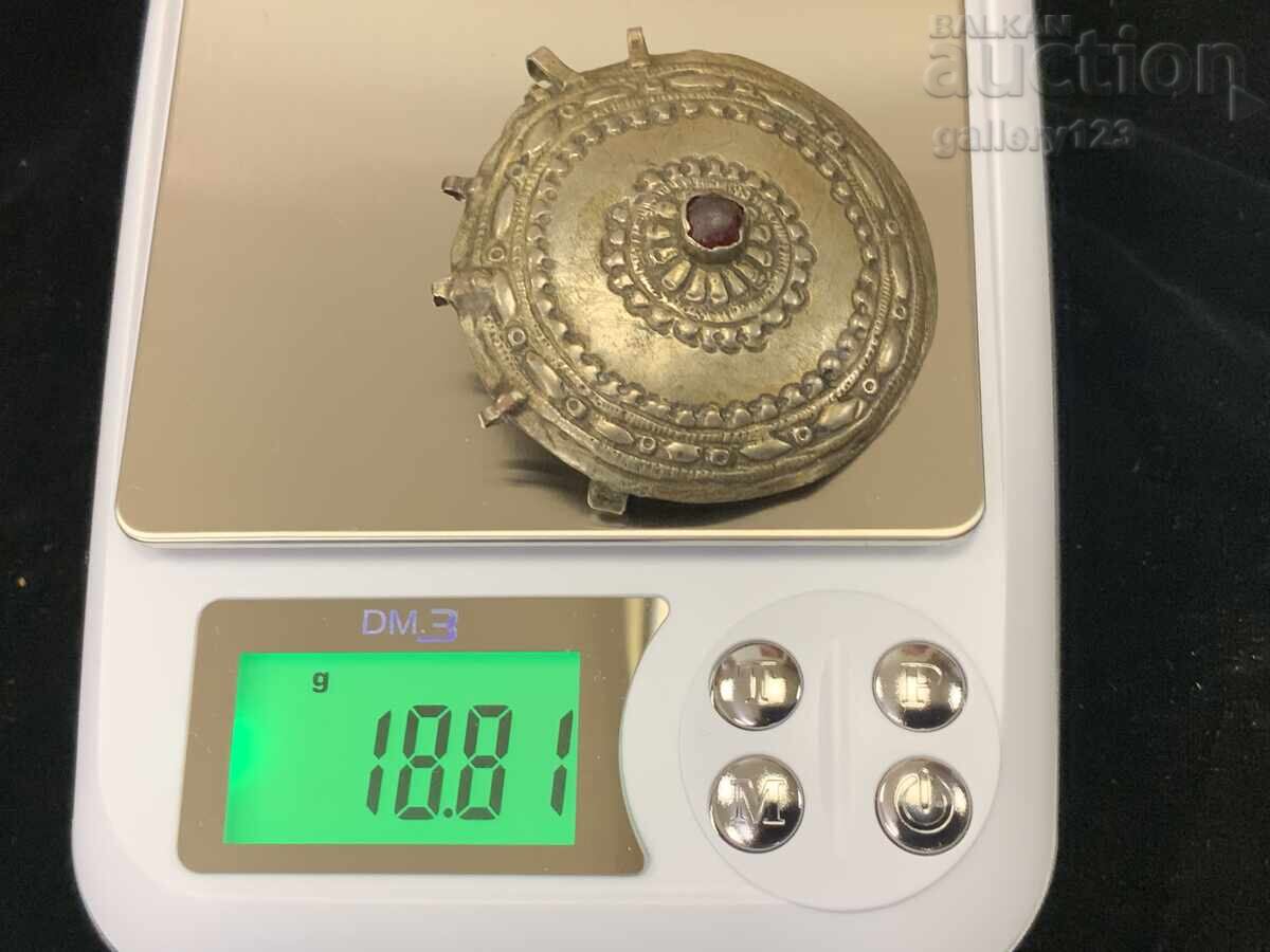 Revival jewelry silver cut forged glass red - 6 Revival jewelry silver cut forged glass red - 6