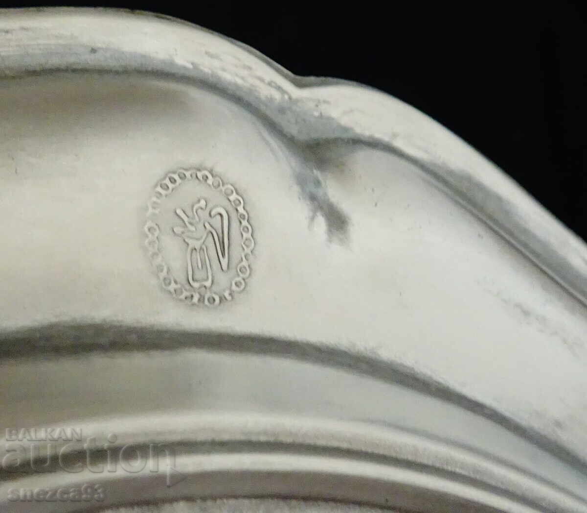 Farfurie de staniu cu Navă, Veler - 7 Farfurie de staniu cu Navă, Veler - 7