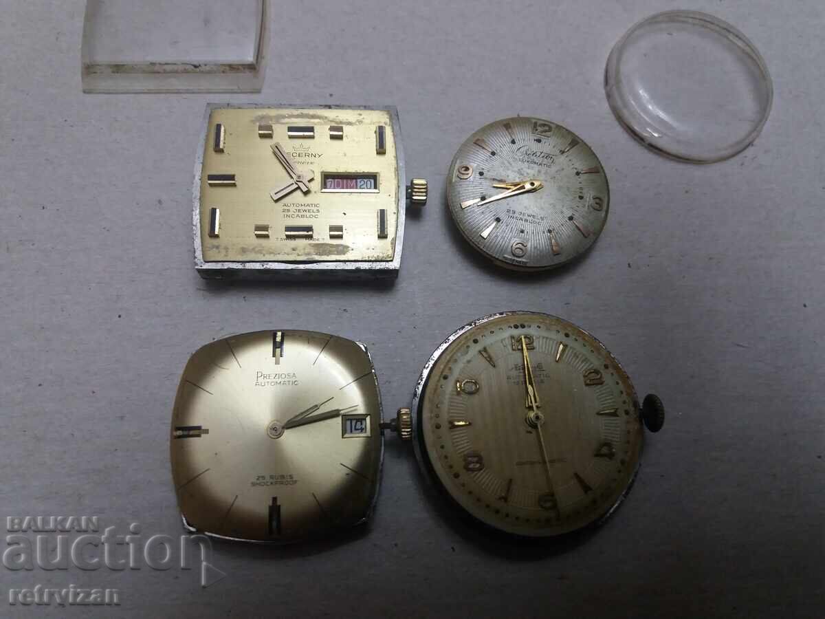 Δημοπρασία 4 ελβετικά μηχανισμοί αυτόματων ρολογιών, ανθεκτικοί, 2 Δημοπρασία 4 ελβετικά μηχανισμοί αυτόματων ρολογιών, ανθεκτικοί, 2