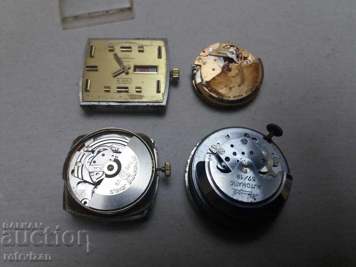 Παράδοση 4 ελβετικά μηχανισμοί αυτόματων ρολογιών, ανθεκτικοί, 2 Παράδοση 4 ελβετικά μηχανισμοί αυτόματων ρολογιών, ανθεκτικοί, 2