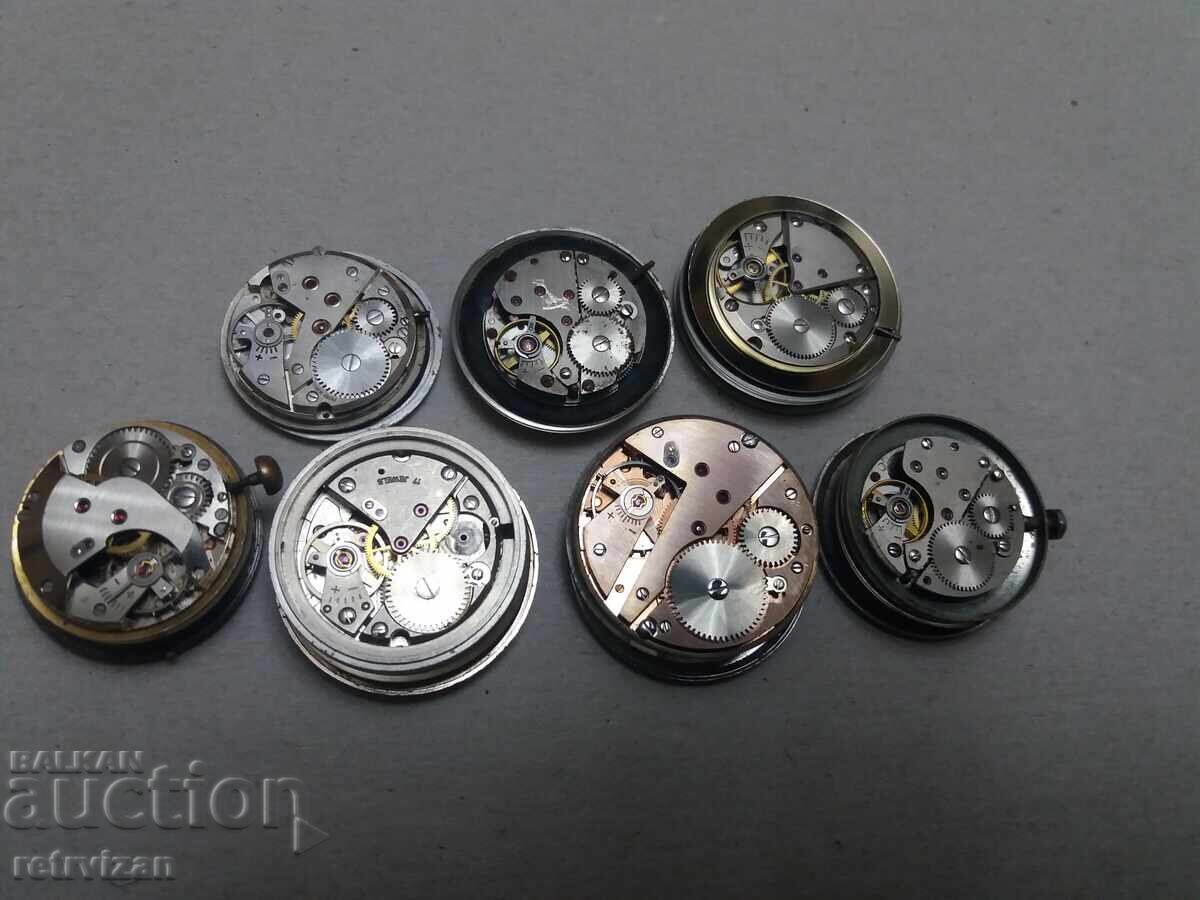 Delivery of 7 Swiss mechanisms, sturdy balances 2 Delivery of 7 Swiss mechanisms, sturdy balances 2