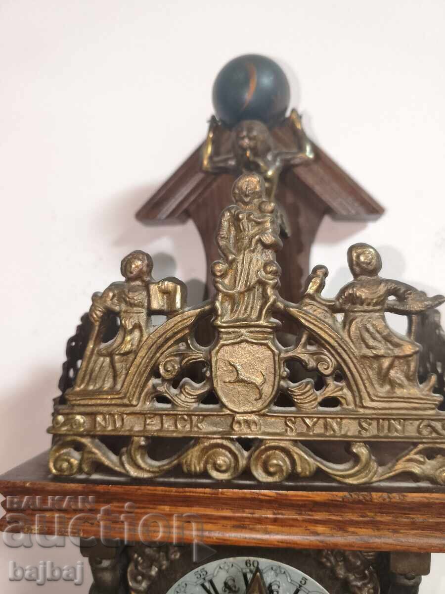 Доставка на Холандски стенен механичен часовник с гонг