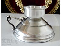 Κηροπήγιο από κασσίτερο με λαβή