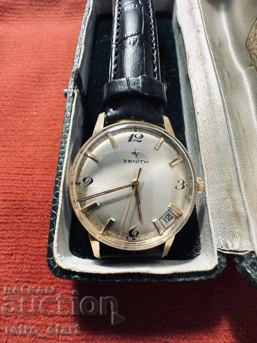 Gold-plated ZENITH watch, read the description! From 1 st with price 333.00 BGN | € 170.26