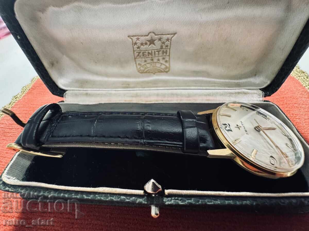 Auction  Gold-plated ZENITH watch, read the description! From 1 st