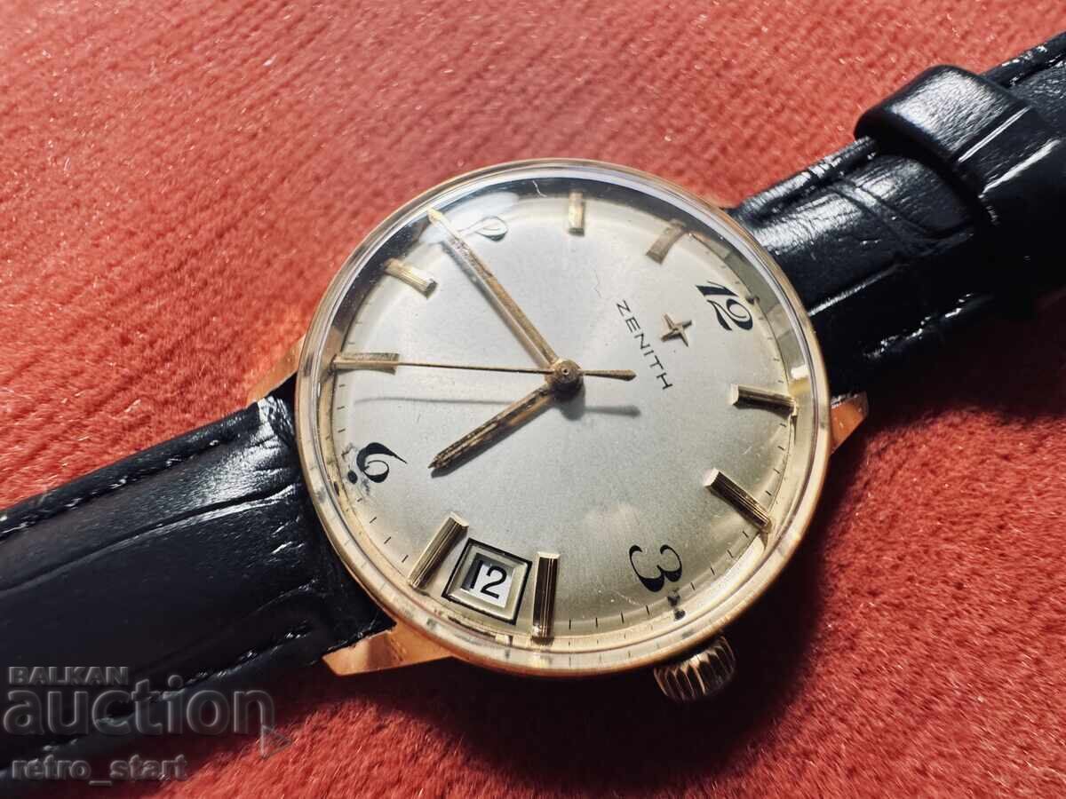 Gold-plated ZENITH watch, read the description! From 1 st - 5