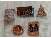 Σηματάκια 5 τεμαχίων ΕΣΣΔ