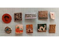 Значки 10 броя СССР