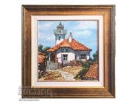 Ivan Stratiev - uleiuri pe pânză, 45x45 cm