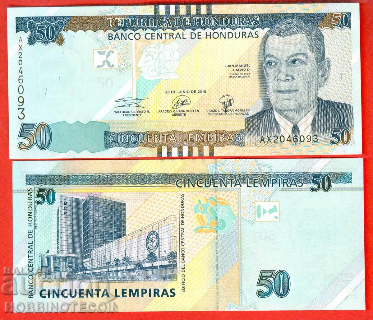 ХОНДУРАС HONDURAS 50 Лемпира емисия issue 2019 НОВА UNC