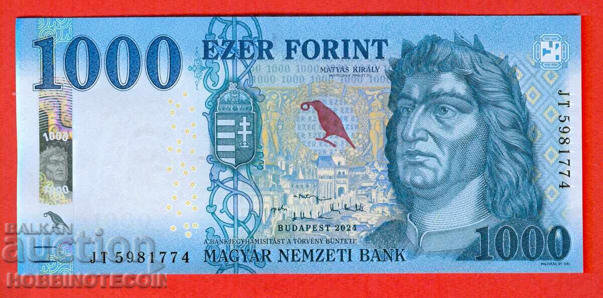 HUNGARY 1000 issue - 2024 NEW TYPE NEW - UNC HUNGARY 1000 issue - 2024 NEW TYPE NEW - UNC
