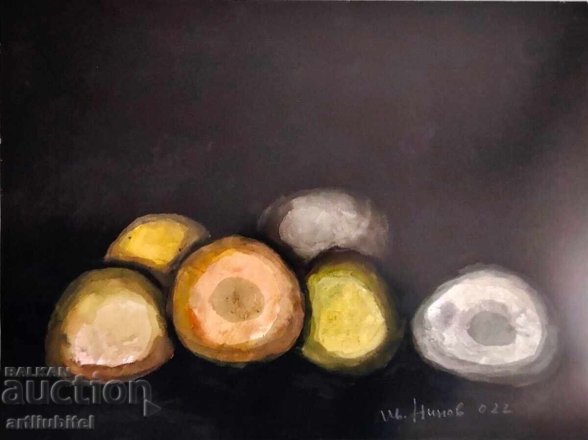 Иван Нинов-картина "Натюрморт", 53х65 см. с цена € 498.98 | 975.92 лв.