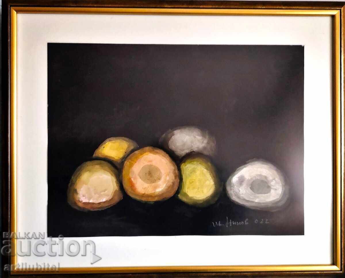 Иван Нинов-картина "Натюрморт", 53х65 см.