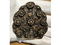 Brooch Over 200 Years Old Filigree! Unique Silver Gold!