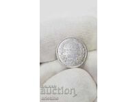 Princely silver coin 50 cents 1883