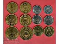 ΚΟΣΤΑ ΡΙΚΑ COSTA RICA 5 10 25 50 100 500 ΣΕΤ issue ΝΕΑ UNC