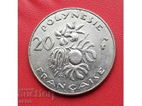 Френска Полинезия-20 франка 2003