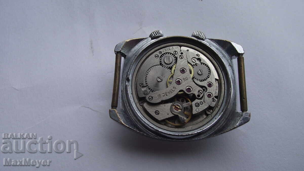 CEAS/ Poljot cu alarmă / 18k.mec-2612.1 -URSS-de la 0,01st - 6 CEAS/ Poljot cu alarmă / 18k.mec-2612.1 -URSS-de la 0,01st - 6