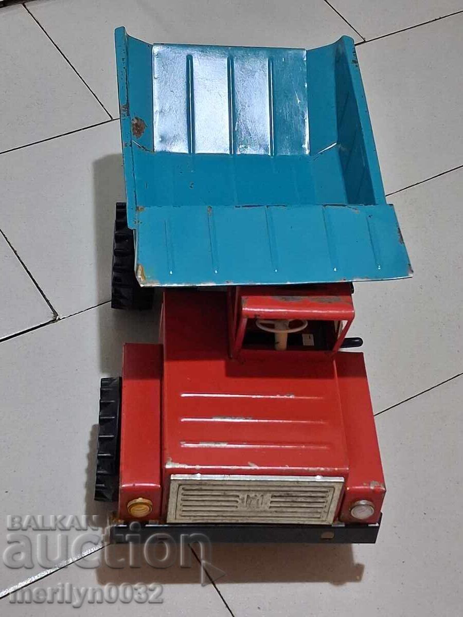 Old tin toy car truck USSR - 7