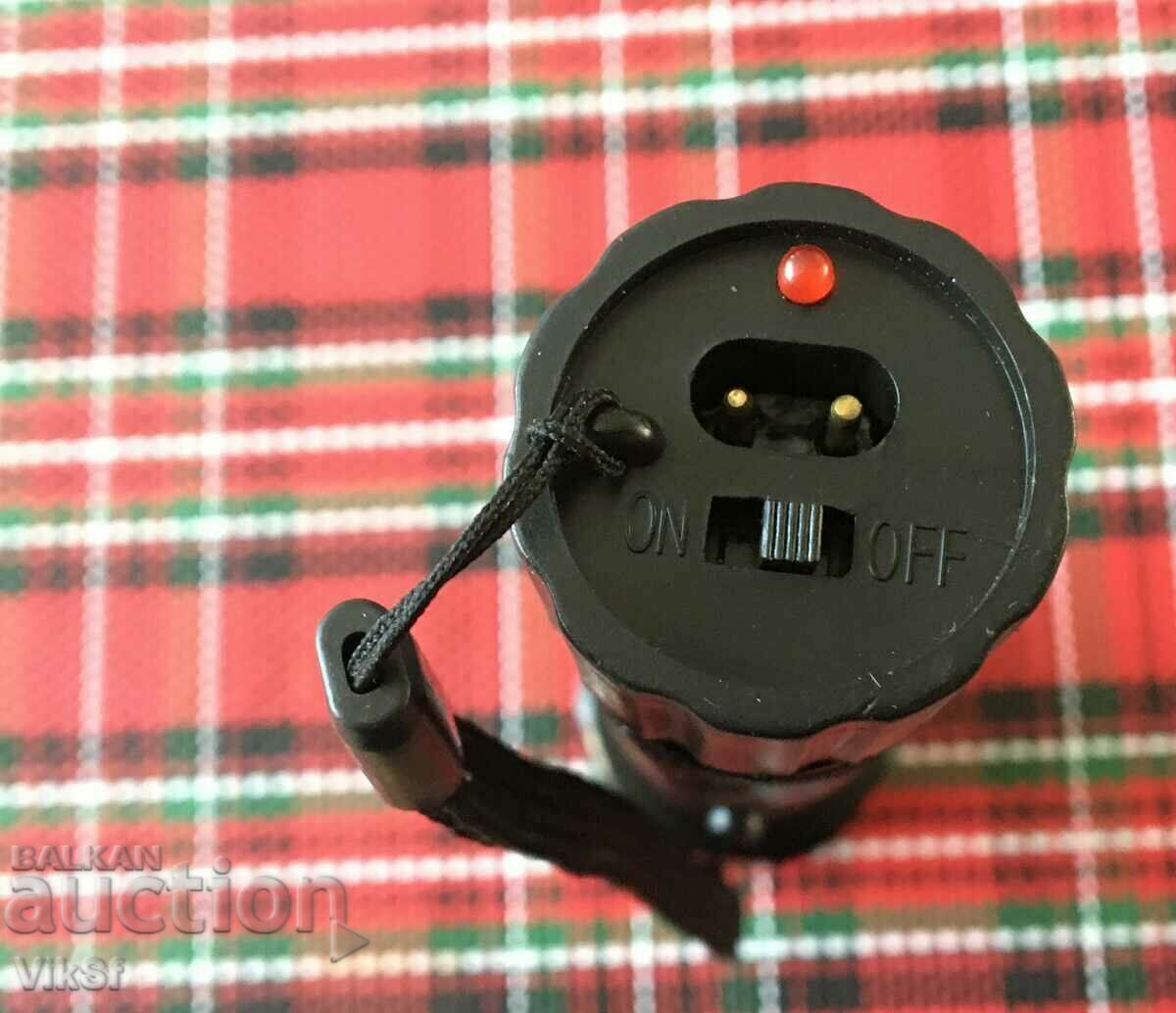 Αστυνομικός φακός LED με λέιζερ και ELECTROSHOCK 288 - 5