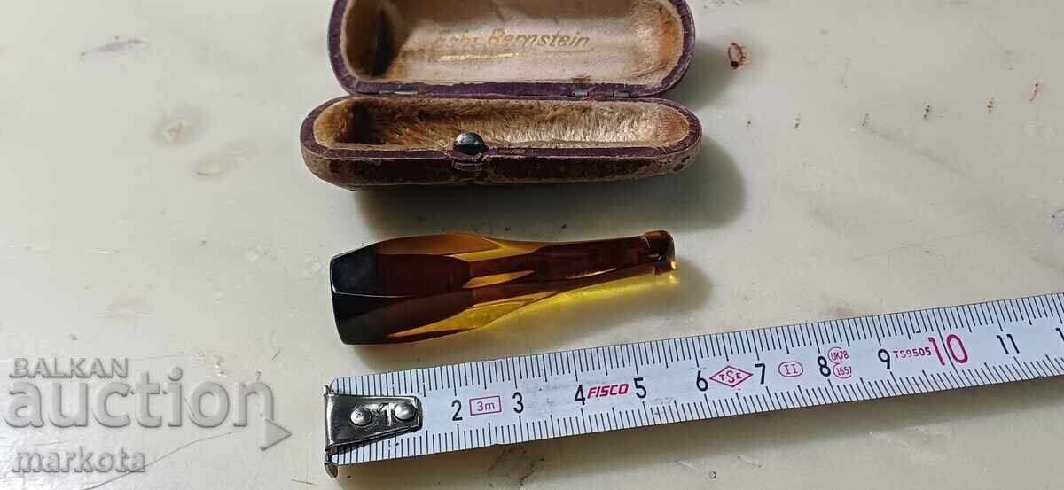 Auction Antique cigarette ECHT BERNSTEIN - cigar holder - amber Auction Antique cigarette ECHT BERNSTEIN - cigar holder - amber