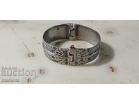 Αναγεννησιακό ασημένιο βραχιόλι - σατσάν