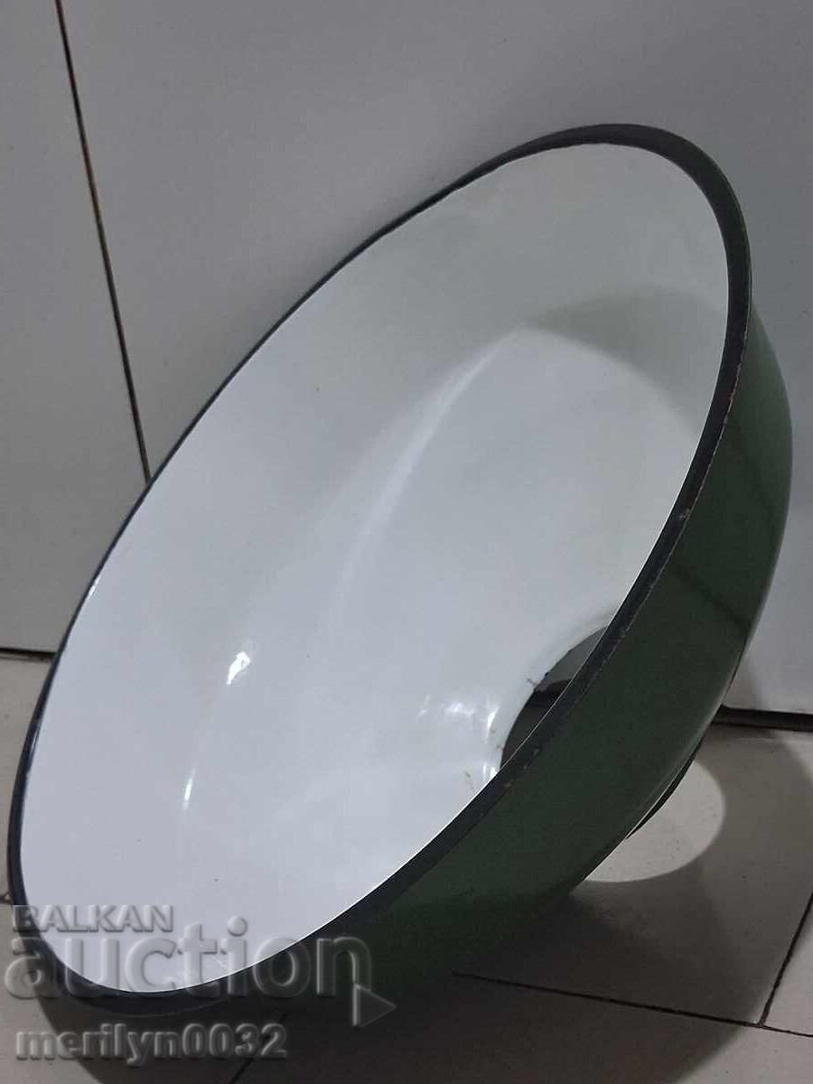 Double-sided enameled reflector lamp enamel 60s-70s with price 49.00 BGN | € 25.05