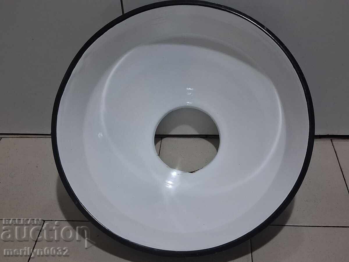 Auction  Double-sided enameled reflector lamp enamel 60s-70s