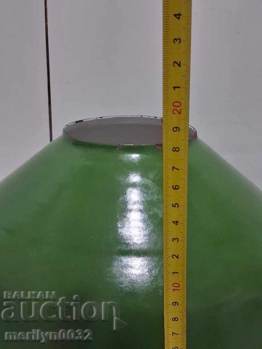 Double-sided enameled reflector lamp enamel 60s-70s - 5