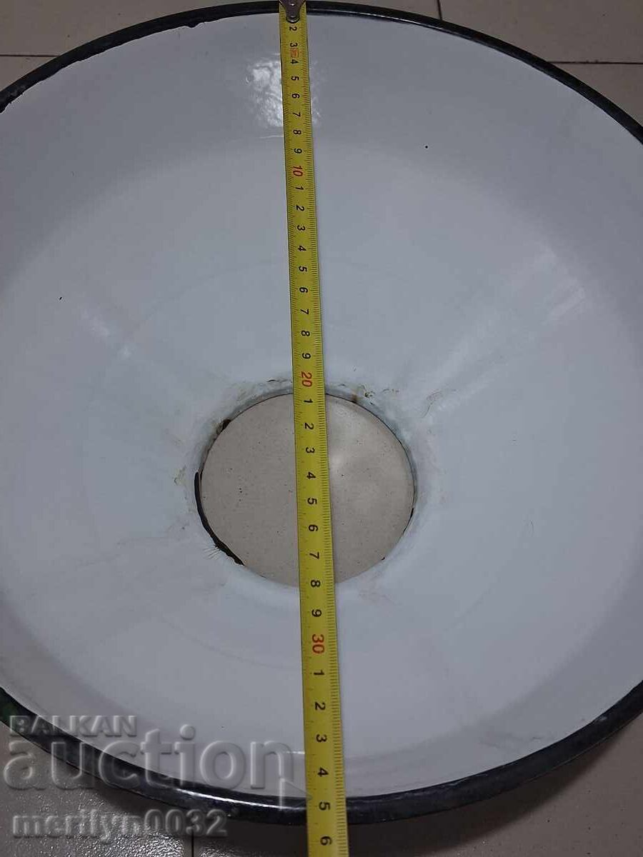 Double-sided enameled reflector lamp enamel 60s-70s - 6