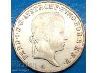 20 kreĭtseri 1841 A - Viena Austria pentru Ungaria Ferdinand argint