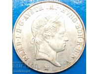 20 Kreuzer 1842 Austria for Italy M-Milan Ferdinand