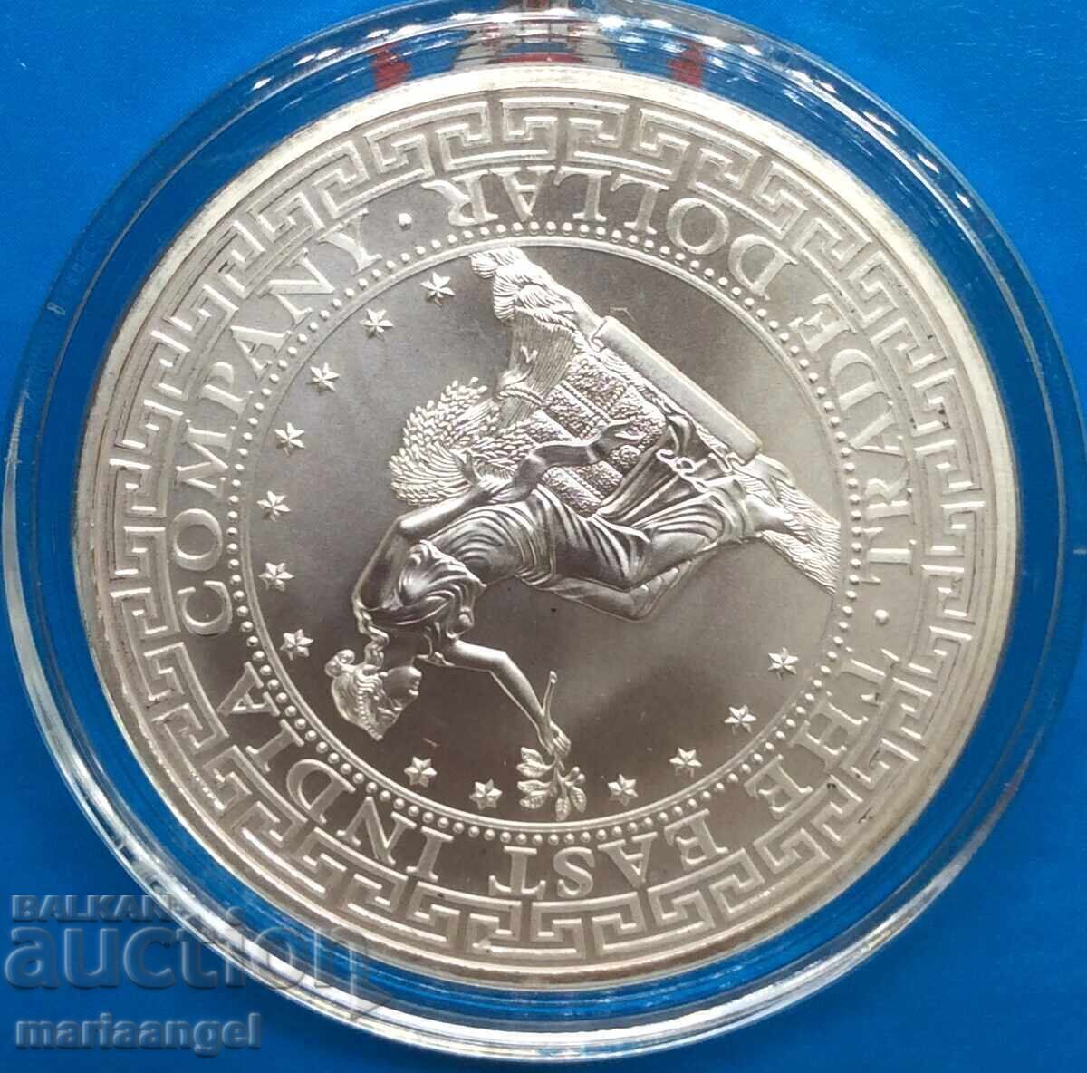 Auction  1 oz Pound 2019 Ounce St. Helena Great Britain Trade dollar