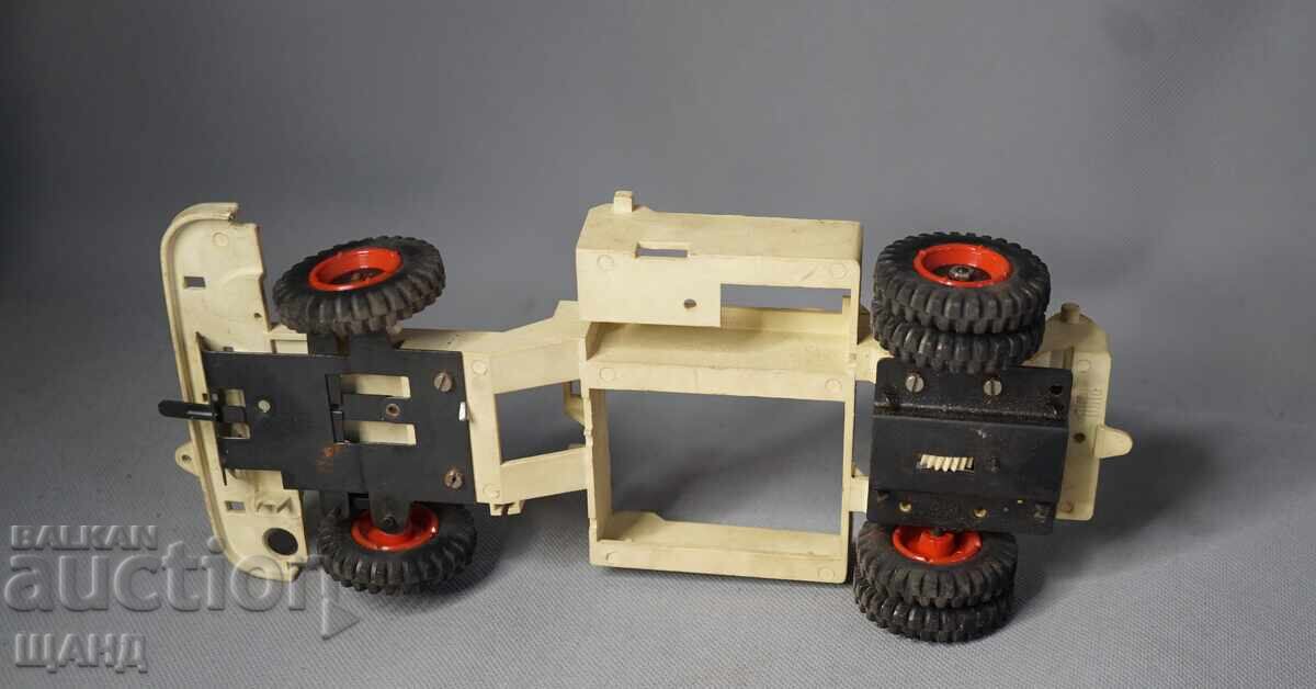 PIKO Șasiu cu roți Jucărie veche din plastic model camion - 5