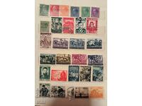 Царство България Лот 28 броя пощенски марки