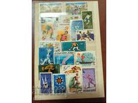 Λοτ γραμματοσήμων αθλητισμού