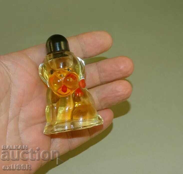 Vechi parfum rusesc sovietic mic, cățeluș, câine