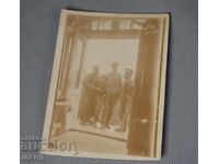 Old Military Photo of Officers in Uniform