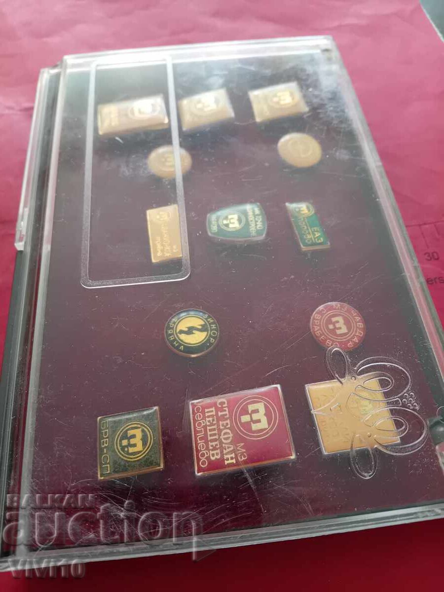 Σήματα με θέμα εργοστάσια, 13 τμχ με τιμή 20.00 BGN | € 10.23 Σήματα με θέμα εργοστάσια, 13 τμχ με τιμή 20.00 BGN | € 10.23