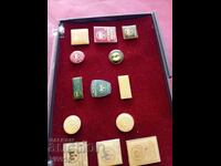 Σήματα με θέμα εργοστάσια, 13 τμχ