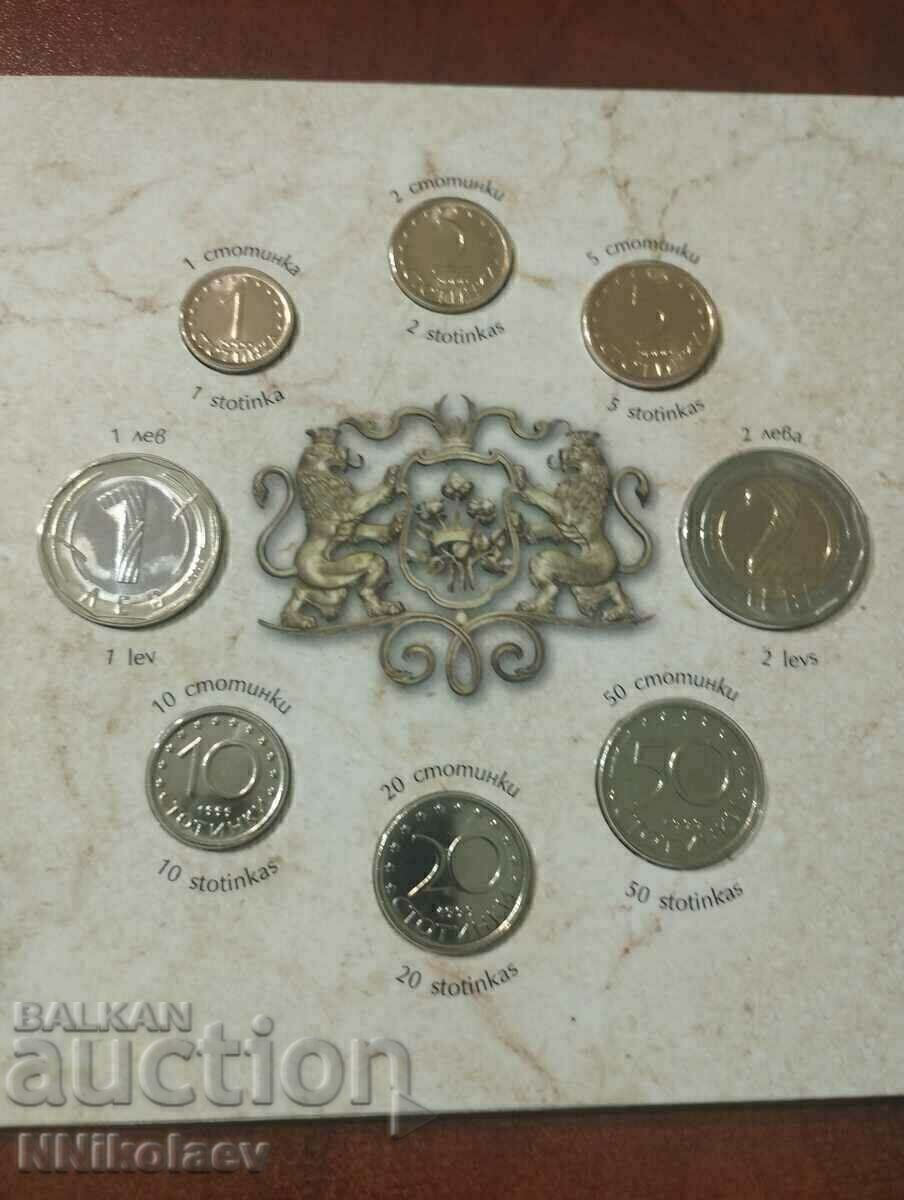 Collection complete set of Bulgarian exchange coins 1999 - 2015. /c Collection complete set of Bulgarian exchange coins 1999 - 2015. /c