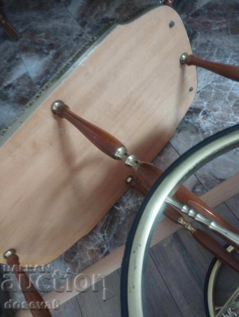 Antique serving cart with inlay - 7 Antique serving cart with inlay - 7