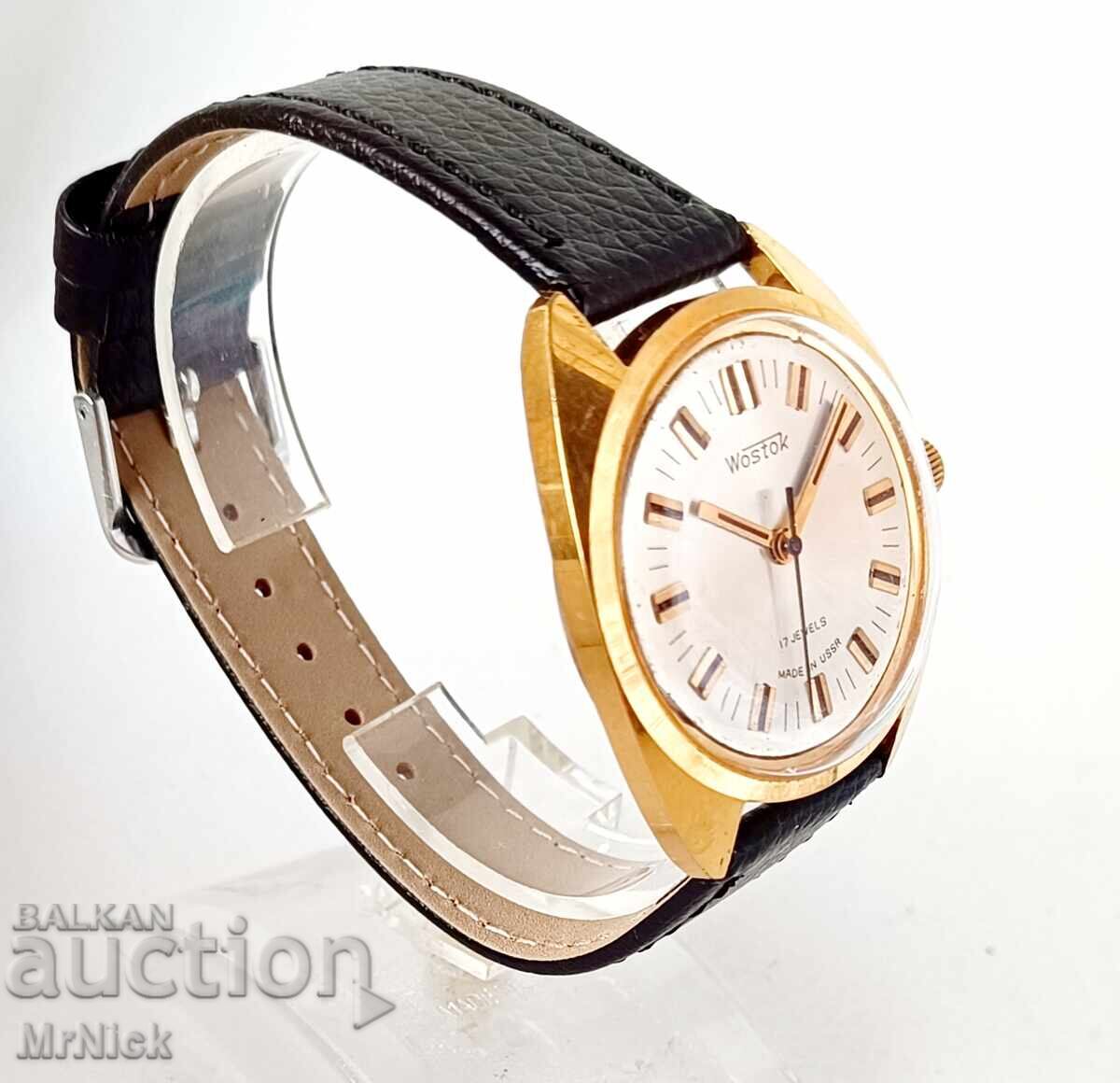 Wostok Vostok - gold-plated men's watch with manual winding with price 120.00 BGN | € 61.36