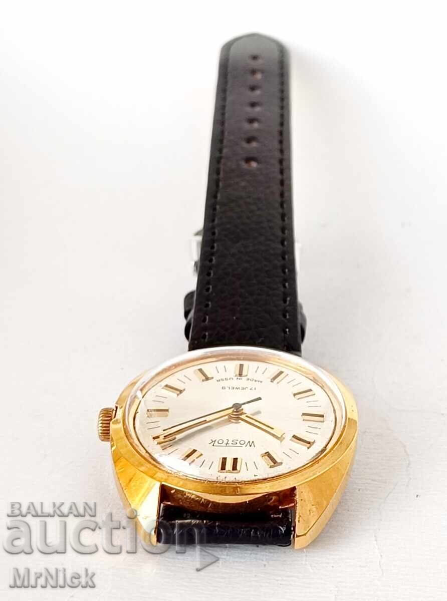 Wostok Vostok - gold-plated men's watch with manual winding - 5