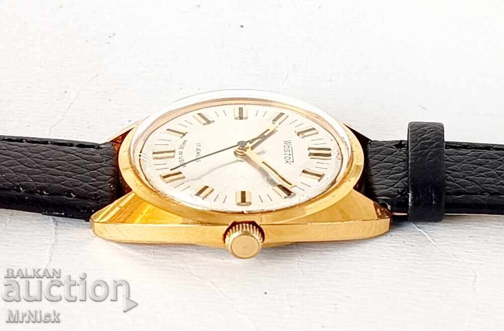 Wostok Vostok - gold-plated men's watch with manual winding - 6