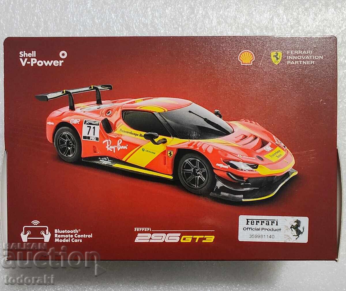 Auction  Shell Bburago Ferrari 296 GT3 Ferrari 1:41 Shell Bburago 2025