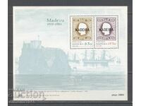Madeira 1980 - Bloc navă, curat, fără lipici