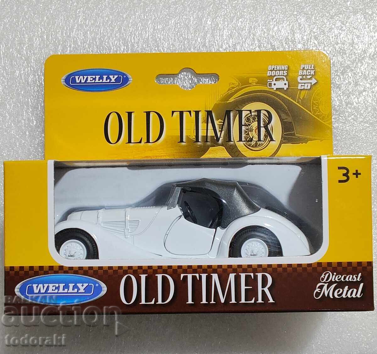 Welly Old Timer BMW 328 BMW Retro Car Welly 1:34 Box
