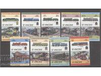 Сен Винсент - Локомотиви,пълна серия чиста