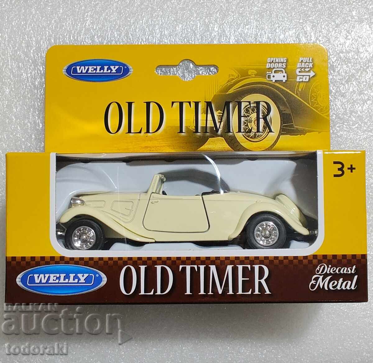 Welly Old Timer 1939 Citroen 11B Traction Avant Cabrio